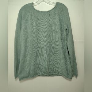 Eddie Bauer Women's Crew Neck Sweater - Sage Green Size (XL)